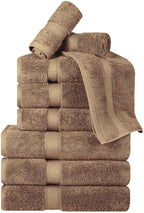 Superior Egyptian Cotton Pile 9 Piece Towel Set, Includes 3 Bath, 3 Hand - Image 2