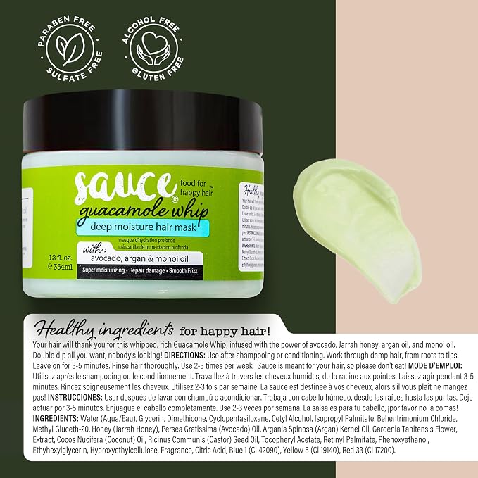 SAUCE BEAUTY Guacamole Whip Hair Mask - Image 7