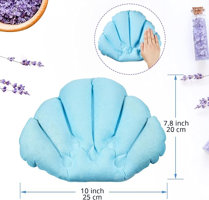 2 Pieces Inflatable Bath Pillow - Image 2
