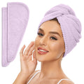 SimpleField 2 Pack Microfiber Hair Towel Wrap by SimpleField