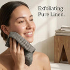 100% Flax Linen Washcloths - Image 2