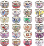Scented Candles Gifts Set 24 Pack Soy Wax Travel Tin Advent Candles - Image 9