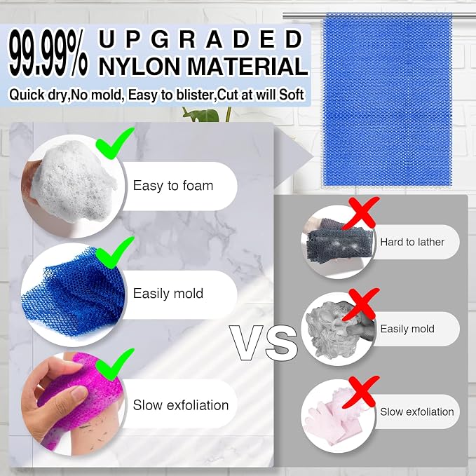 4 Pieces African Net Sponge for Deep Exfoliation – African Net Sponge Authentic - Image 4