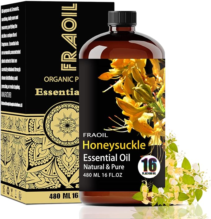 Honeysuckle Essential Oil, Honeysuckle Oil 16 Fl Oz 480ML by FRAOILESSENTIALOIL