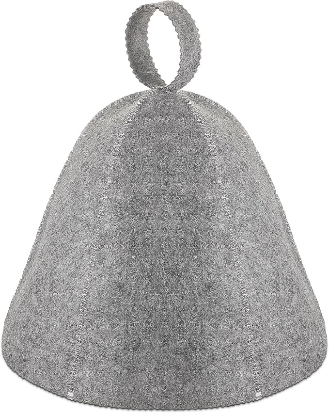 JaGely Sauna Hat for Men Women Sauna Hat Vaporarium Cap Russian Banya Cap for by JaGely