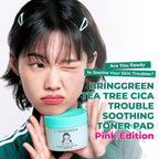 BRING GREEN Tea Tree Cica Soothing Toner Pads 90 Count, Exfoliating & Calming - Image 3