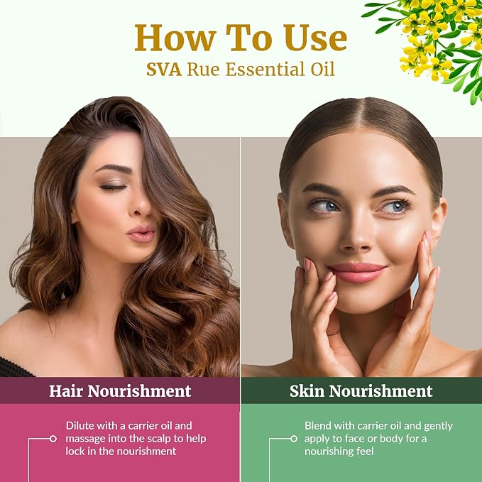 SVA Rue Essential Oil – 1 Fl Oz – 100% Natural Rue Oil - Image 5