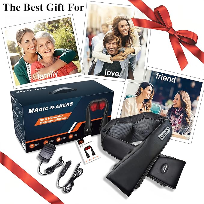 MagicMakers Electric Shiatsu Neck Massager - Image 7