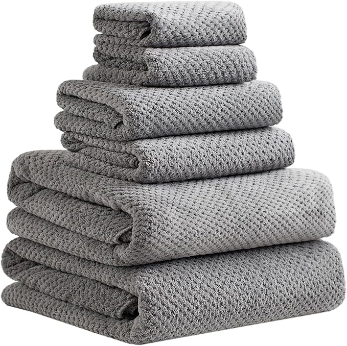 Extra Large Bath Towels Set for Bathroom 30x60 Inches Super Soft Light Weight by HVMSTOWELS