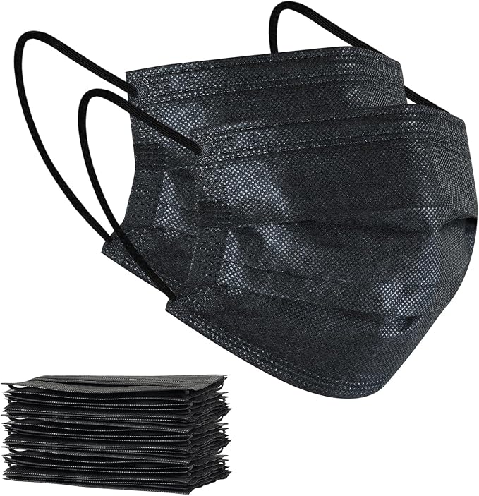 akgk 100Pcs Disposable Face Masks, 3 Ply Disposable Mask - Image 8
