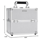 FRENESSA Makeup Train Case Makeup Organizer Box Portable Cosmetic Travel Case - Image 10