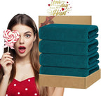 VOOVA & MOVAS Bath Towels Set of 4, Large 30" x 56" - Image 6
