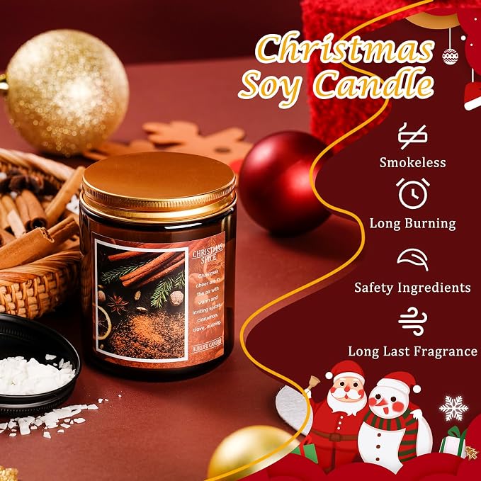 Auelife Christmas EVE Soy Candle - Image 4