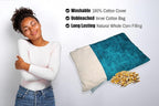 Microwavable Corn Filled Heating Pad and Cold Pack/Washable 100% Cotton Cover - Image 4