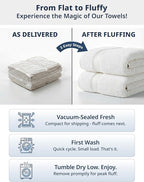 LANE LINEN Towel Set of 18 – Premium 100% Cotton, Zero Twist, 6 Large Bath Towel - Image 7