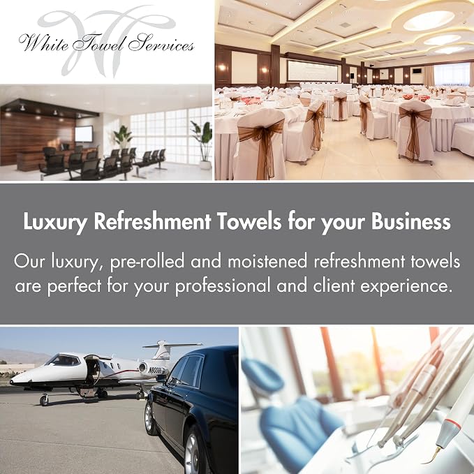 White Towel Services 8" x 8" inch Moist Cotton Towel Individually Wrapped - Image 4