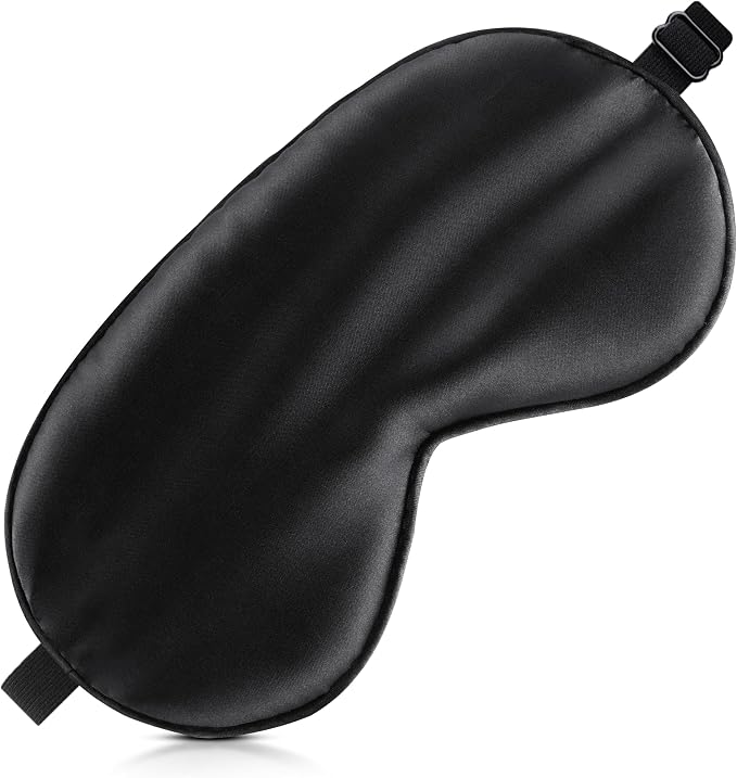 Sleep Mask Silk Eye Mask for Men Sleeping Mask, Adjustable Elastic Strap for by Unknown