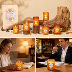 6 Pack Natural Soy Wax Jar Candles - Image 6