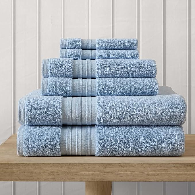 Martha Stewart - Bath Towels, Soft & Absorbent 100% Cotton Towels, Plush 700 GSM - Image 8