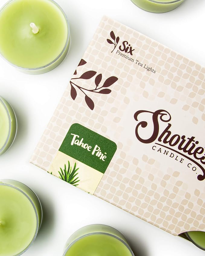 Shortie's Candle Company Tahoe Pine Premium Tealight Candles - Image 4