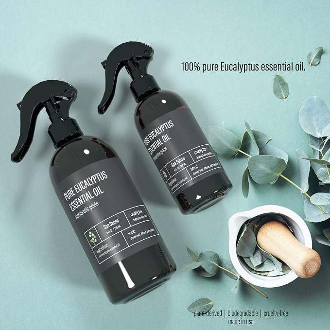 Spa Sense Pure Eucalyptus Oil Shower Mist and Steam Room Spray - Image 2