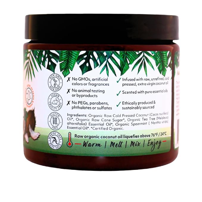 Organic Fiji Coconut Oil Infused Sugar Scrub - Image 2