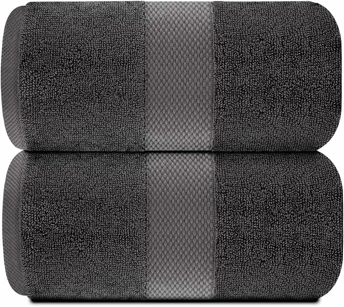 White Classic Luxury Bath Sheets Towels - Image 2