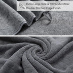 Ycosy 8-Piece Bath Towels Set, 2 Oversized Bath Sheet, 2 Hand Towels and 4 - Image 7