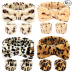 CIEHER 12 PCS Makeup Headband for Women Wrist Washband Scrunchies Cuffs for by CIEHER