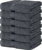 Simpli-Magic Cotton Bath Towels, 6 Pack by Simpli-Magic