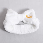Bridal Print Plush Wash Face Headband - Image 6