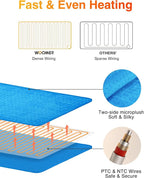 WOOMER Extra Large Heating Pad, Electric Heating Pad - Image 3