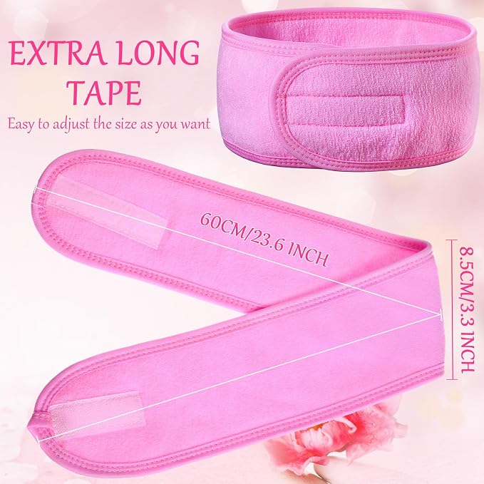 Hoteam 30 Pack Spa Headband Facial Esthetician Hair Wrap - Image 3