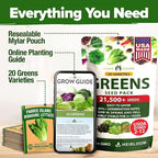 HOME GROWN 20 Variety Lettuce Seeds 21, 700+ Bulk Pack Heirloom Non-GMO - Image 5
