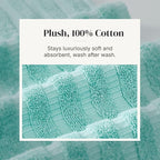 Modern Threads Natural Vine 6-Piece 100% Cotton Towel Set – Yarn Dyed Jacquard - Image 5