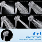Ryamen Upgraded Dual Shower Heads Combo, 10 inch Filtered Shower Head - Image 6