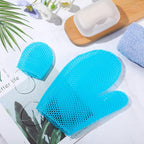 Karenhi 2 Pcs Honeycomb Exfoliating Glove Set Exfoliating Bath Mitt Honeycomb - Image 2
