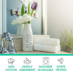 GREEN LIFESTYLE Washcloths 12" x 12" 40 Pack - Image 5