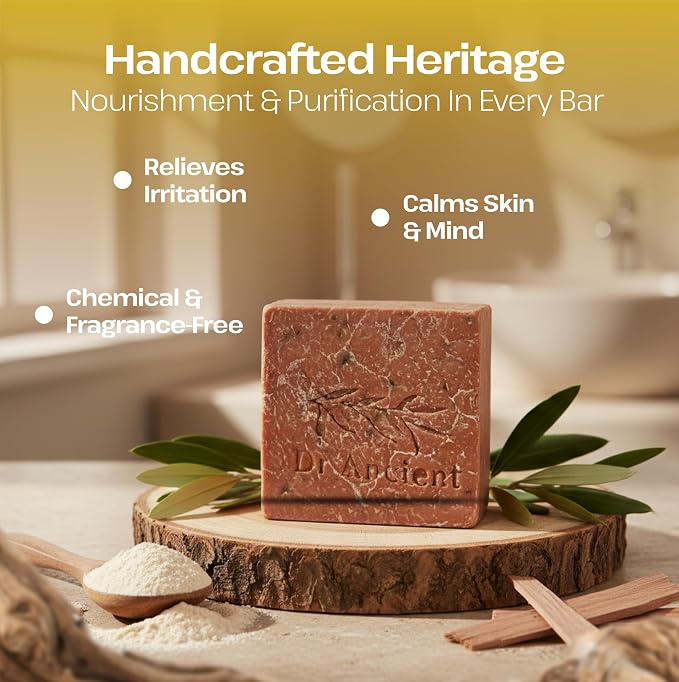 Dr.Ancient Sandalwood Soap Bar, Organic Soap Bars Handcrafted the Traditional - Image 9