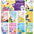 KONEUK 9 Pack Hydrating Face Masks Skincare, Bulk Sheet Face Mask by KONEUK