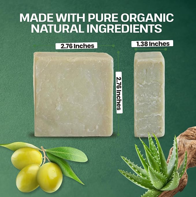 Dr.Ancient Aloe Vera Soap Bar, Organic Soap Bars Handcrafted the Traditional Way - Image 4