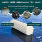 Oceanfoam Ripple Travel Foam Roller Firm Mini Foam Roller - Image 7