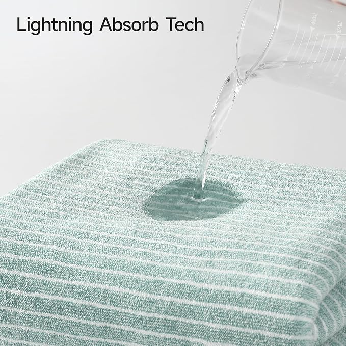 REDKISS Ultra Soft Bath Towels Set of 6 Large 35"x70" | 100% Microfiber - Image 4