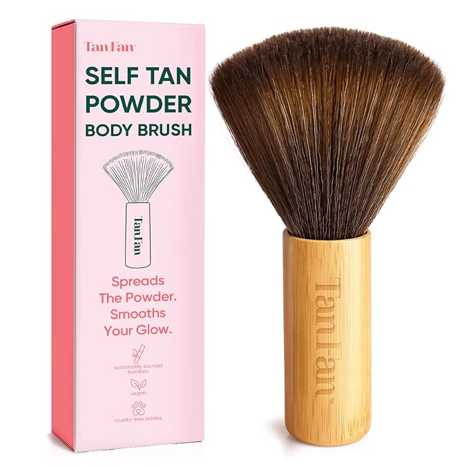 Self Tan Drying Powder Body Brush by TanFan