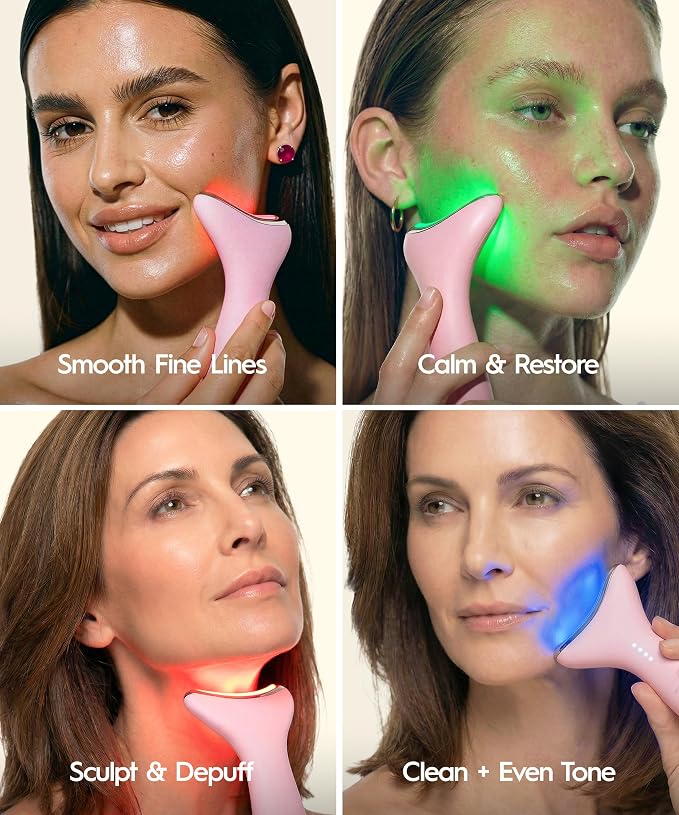 REVO Genie Facial Massager for Face and Neck, LED Face Lift Device - Image 6