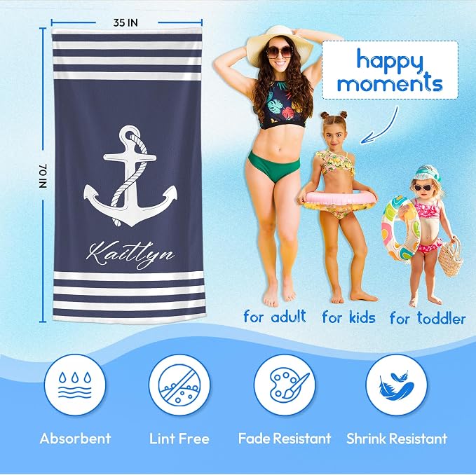 JML Personalized Beach Towel - Image 3