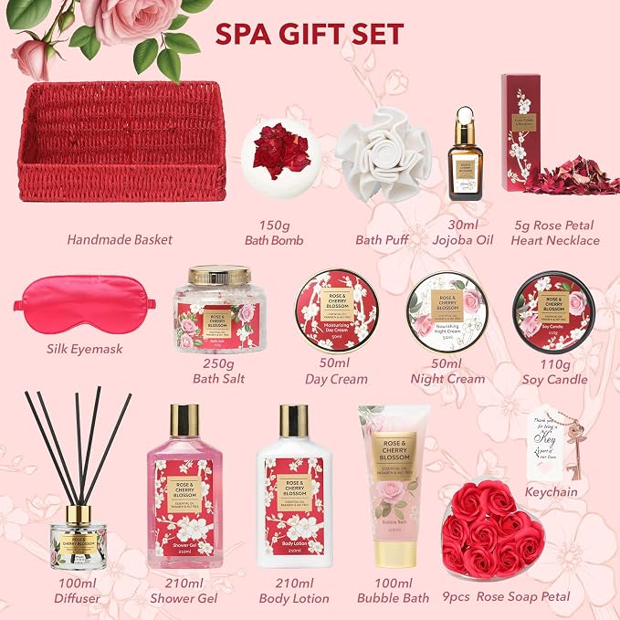 25Pcs Mothers Day Gift Basket for Women, Gifts for Women - Image 3