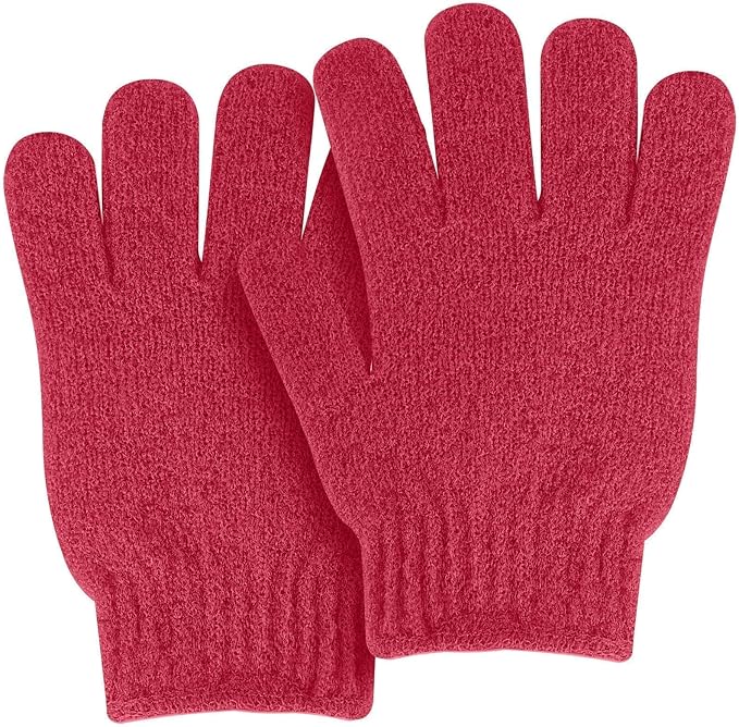 MOLOPPO 2 PCS Exfoliating Glove, Scrub Gloves Exfoliating, Body Exfoliator - Image 7