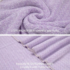 Ultra Soft Bath Towel Set, 12 Piece Family Bathroom Towels Set - Image 4