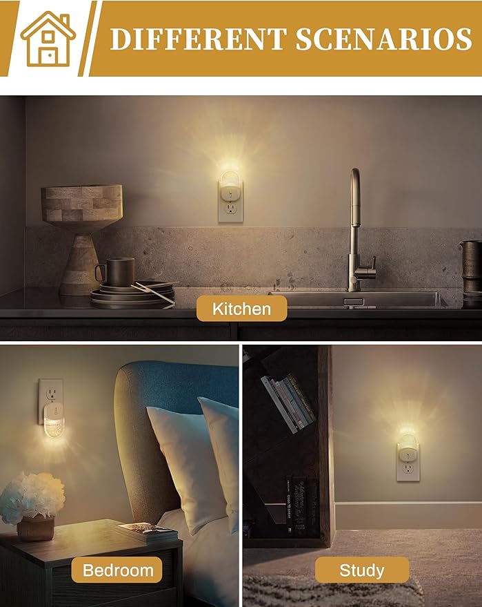 DORESshop LED Night Light, Baby Night Lights, Plug in NightLight - Image 6
